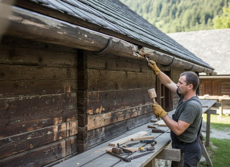 Damaged Gutter Replacement