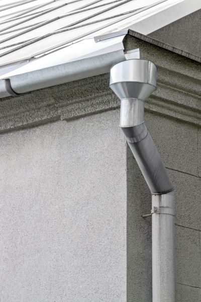 Galvanized Gutter Installation in Fletcher