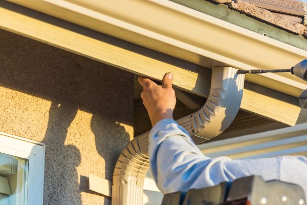 Aluminum Rain Gutter Service in Fletcher