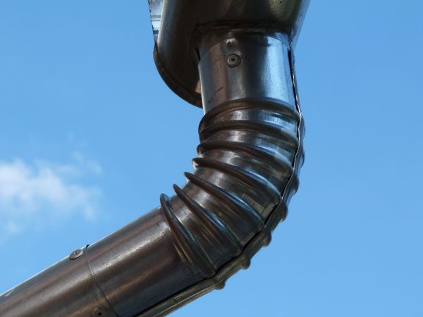 Metal Downspout Installation in Fletcher