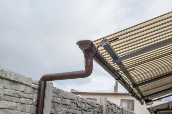 Plastic Downspout Installation in Fletcher